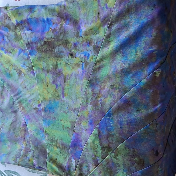 Sleeveless Monet Print Dress - Picture 6 of 7